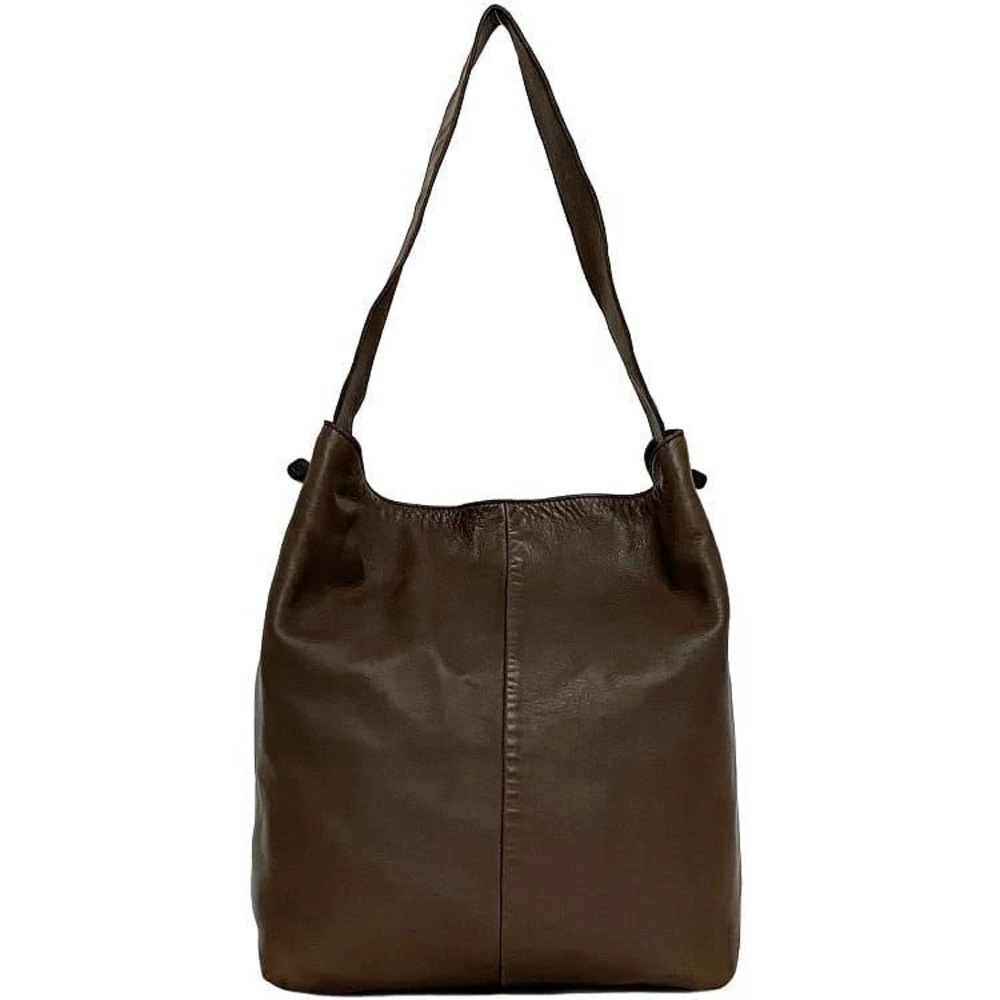Loewe shoulder bag brown soft leather